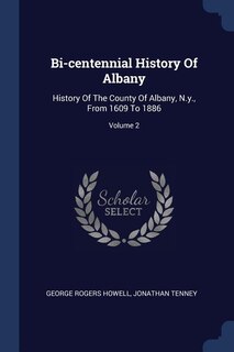 Front cover_Bi-centennial History Of Albany