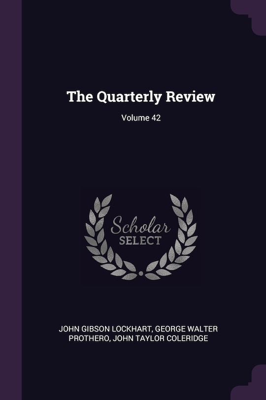 Front cover_The Quarterly Review; Volume 42