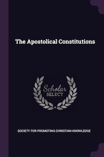 Front cover_The Apostolical Constitutions