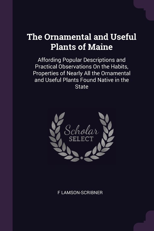 Couverture_The Ornamental and Useful Plants of Maine