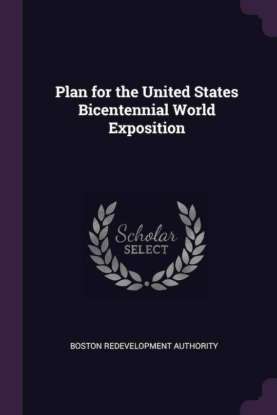 Couverture_Plan for the United States Bicentennial World Exposition