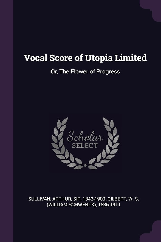 Front cover_Vocal Score of Utopia Limited