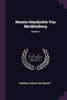 Front cover_Neuere Geschichte Von Mecklenburg; Volume 1