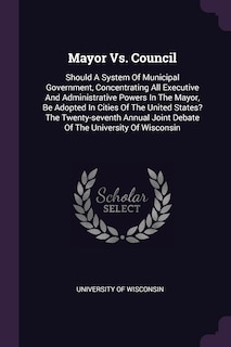 Couverture_Mayor Vs. Council