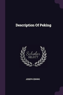 Front cover_Description Of Peking