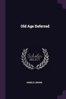 Couverture_Old Age Deferred