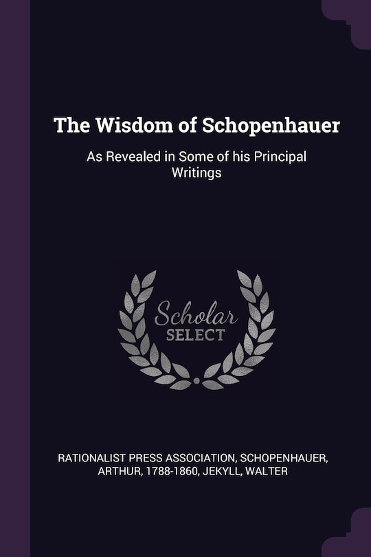 Front cover_The Wisdom of Schopenhauer