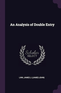 Front cover_An Analysis of Double Entry