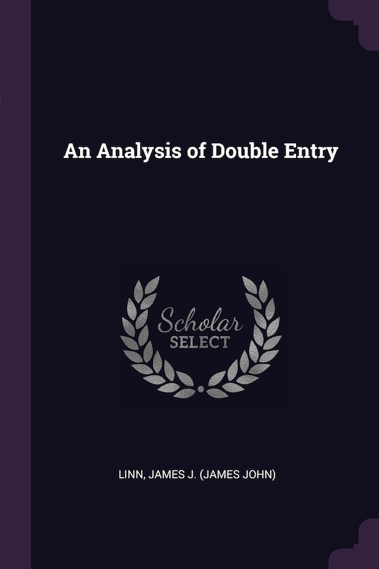 Front cover_An Analysis of Double Entry