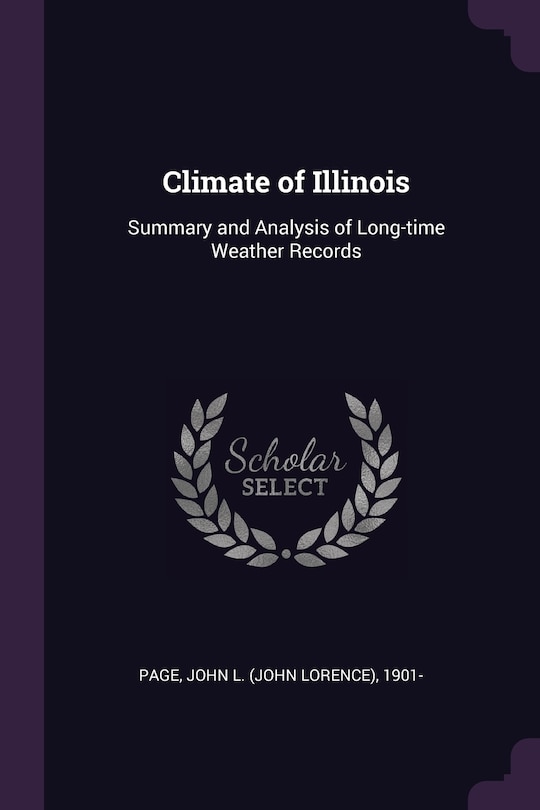Front cover_Climate of Illinois