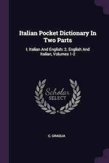 Front cover_Italian Pocket Dictionary In Two Parts