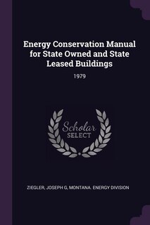 Couverture_Energy Conservation Manual for State Owned and State Leased Buildings