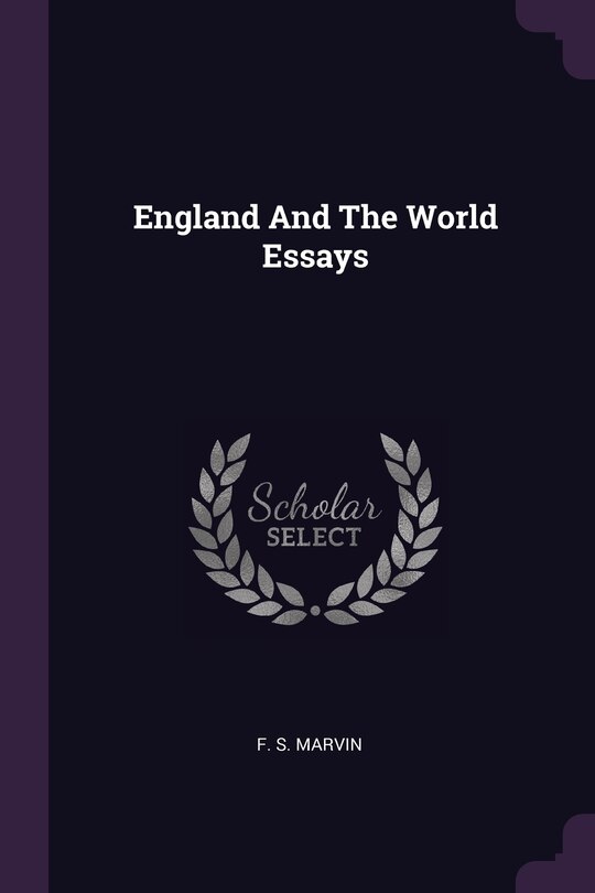 Couverture_England And The World Essays