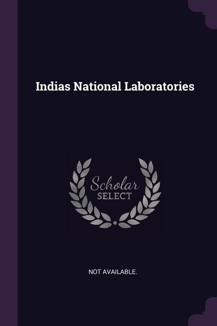 Front cover_Indias National Laboratories