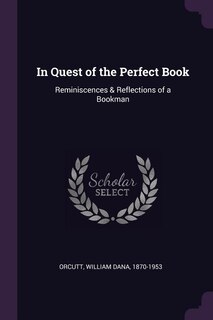 Front cover_In Quest of the Perfect Book