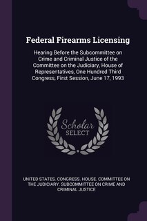 Front cover_Federal Firearms Licensing