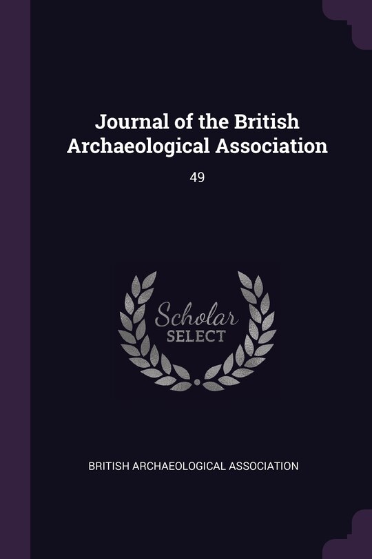 Front cover_Journal of the British Archaeological Association