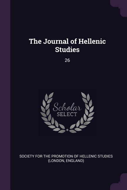 Front cover_The Journal of Hellenic Studies