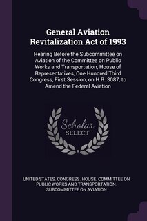 Couverture_General Aviation Revitalization Act of 1993