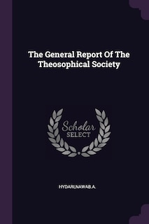 Couverture_The General Report Of The Theosophical Society