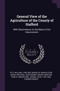 Front cover_General View of the Agriculture of the County of Stafford