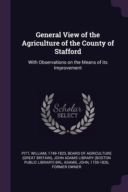 Front cover_General View of the Agriculture of the County of Stafford