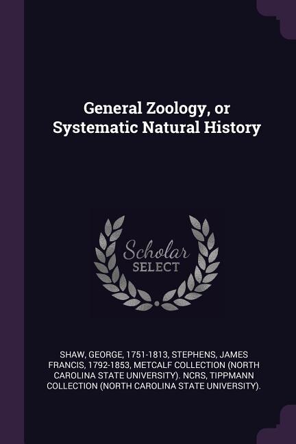 Front cover_General Zoology, or Systematic Natural History