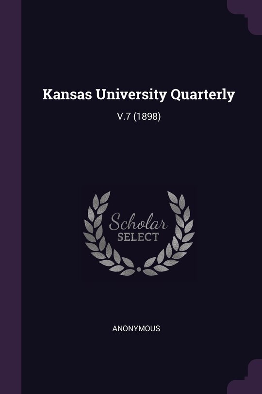 Couverture_Kansas University Quarterly