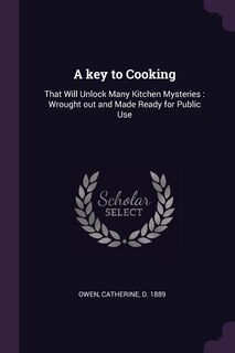 Front cover_A key to Cooking
