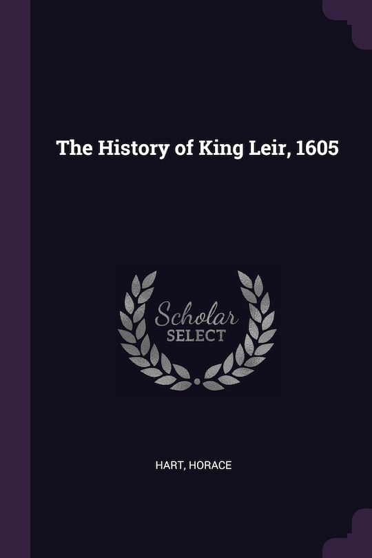 Couverture_The History of King Leir, 1605