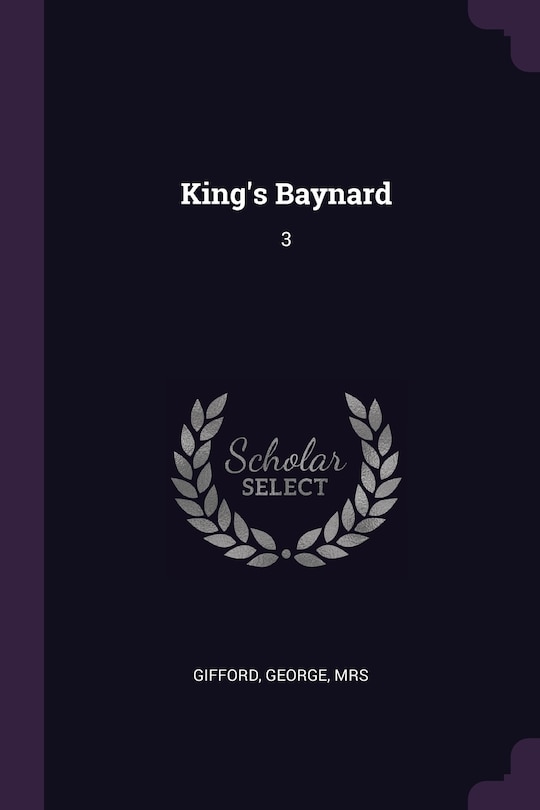 Front cover_King's Baynard