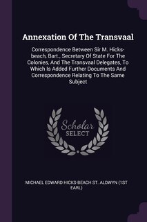 Front cover_Annexation Of The Transvaal