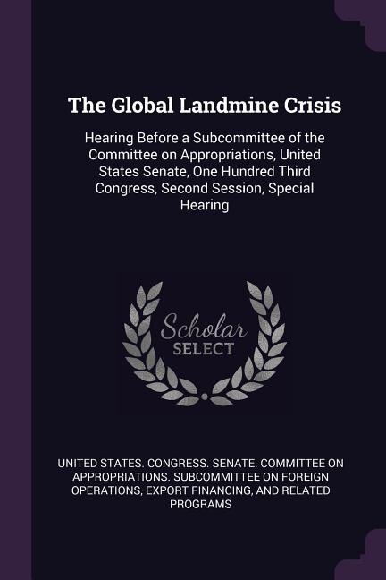 Front cover_The Global Landmine Crisis