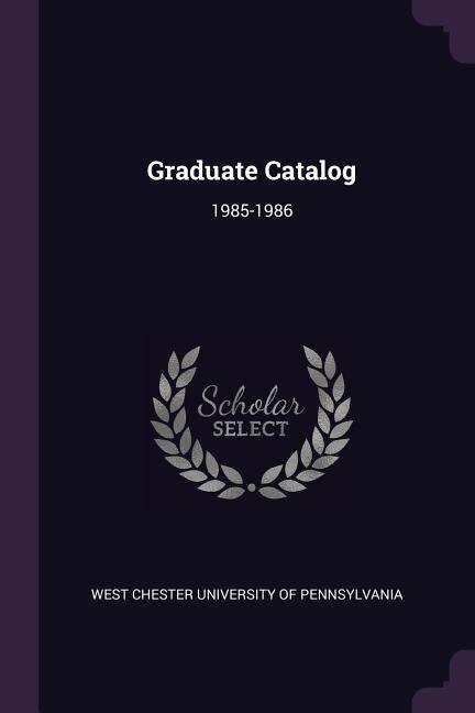 Couverture_Graduate Catalog