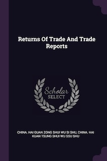 Couverture_Returns Of Trade And Trade Reports