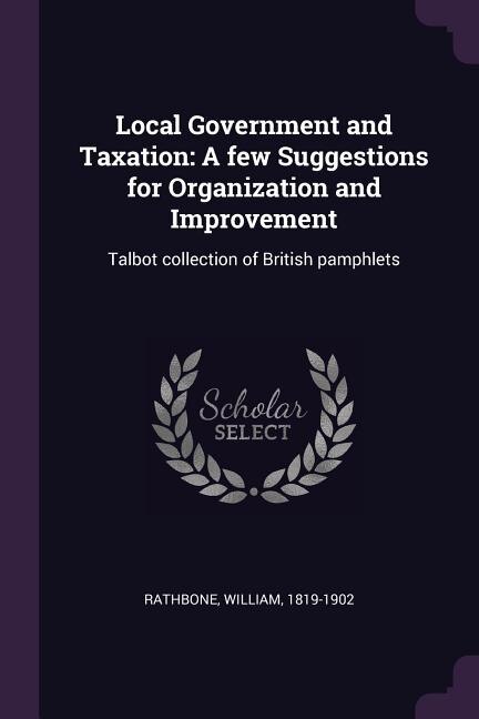 Front cover_Local Government and Taxation