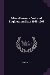 Couverture_Miscellaneous Cost and Engineering Data 1965-1967