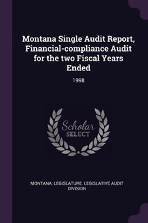Front cover_Montana Single Audit Report, Financial-compliance Audit for the two Fiscal Years Ended