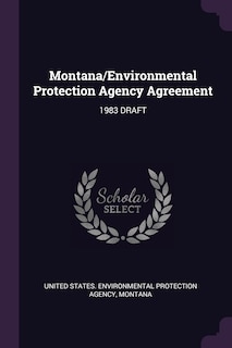 Couverture_Montana/Environmental Protection Agency Agreement