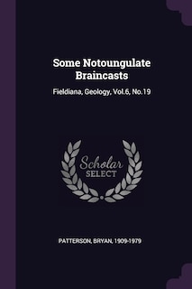 Couverture_Some Notoungulate Braincasts