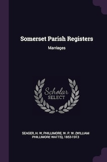 Front cover_Somerset Parish Registers