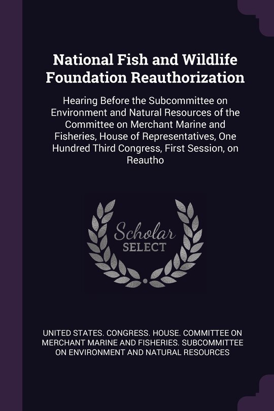 Couverture_National Fish and Wildlife Foundation Reauthorization