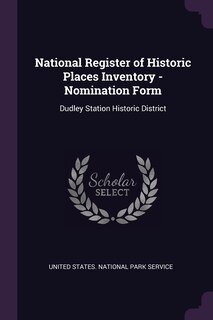 Front cover_National Register of Historic Places Inventory - Nomination Form