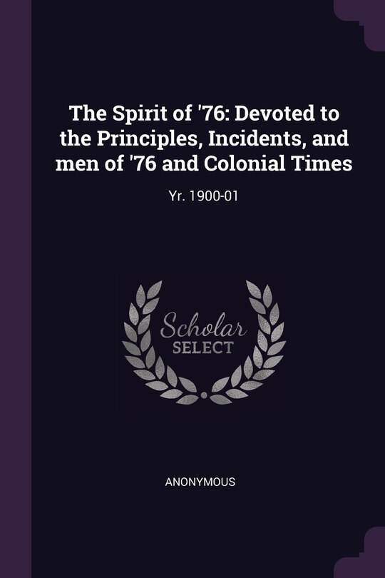 Couverture_The Spirit of '76