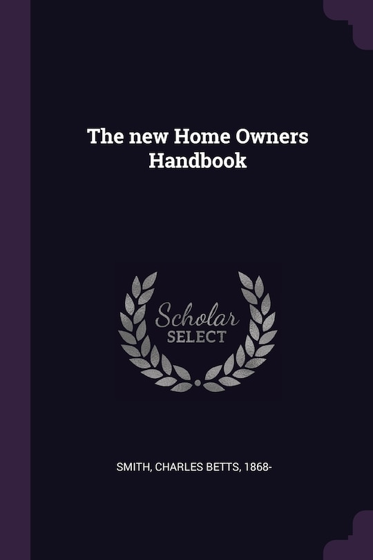Front cover_The new Home Owners Handbook