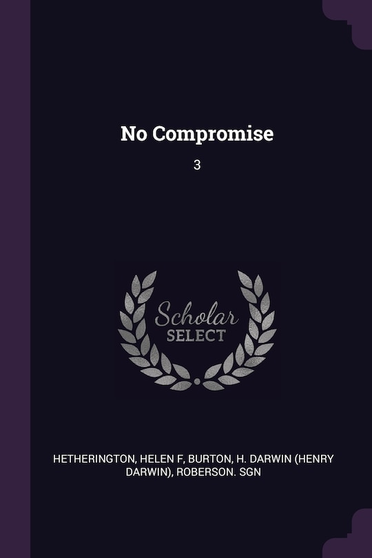 Front cover_No Compromise