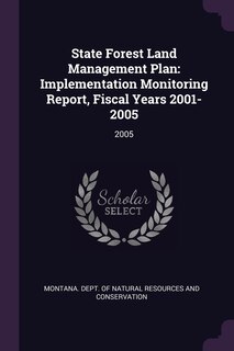 Front cover_State Forest Land Management Plan
