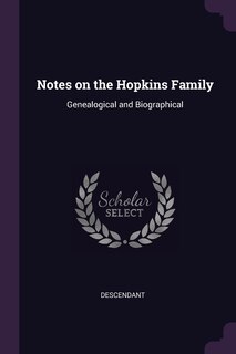 Couverture_Notes on the Hopkins Family
