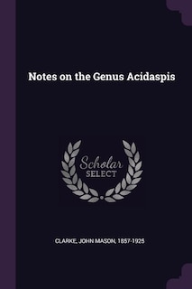 Notes on the Genus Acidaspis