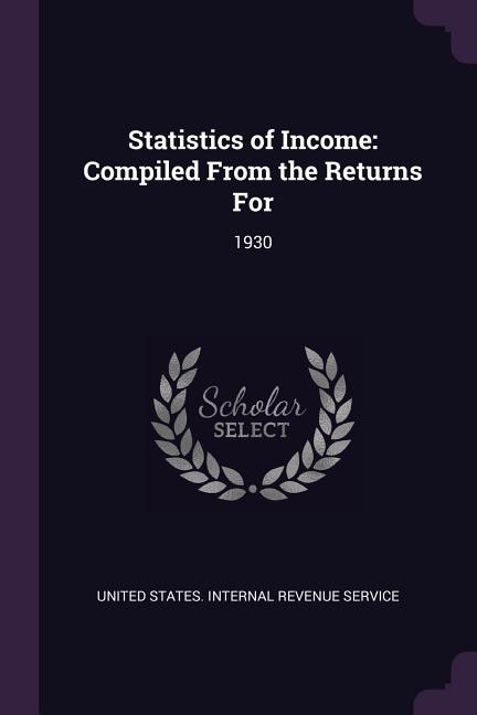 Front cover_Statistics of Income